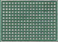 Код 333 Макетная плата 100x80 мм двусторонняя,  квадрат