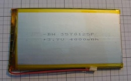 Аккумулятор Li-po 3,5*70*125мм 4000mAh