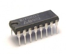 К176ИД3, DIP-16 микросхема
