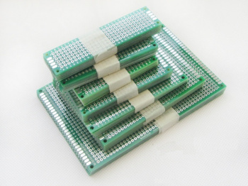 Код 236 Макетная плата 90x150 односторонняя