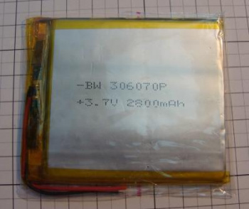 Аккумулятор Li-po 3*60*70мм 3000mAh