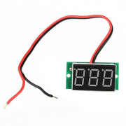 AMK-M11, Модуль вольтметра 0,36" 4.5-30 Вольт (Красный)