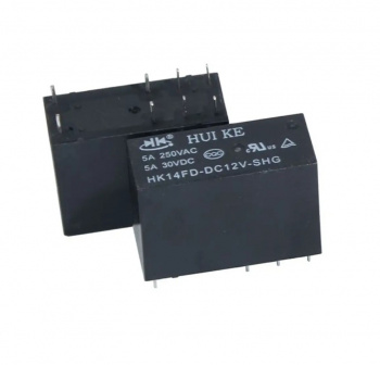 Реле HK14FD-DC12V-SHG(FD)(5A)