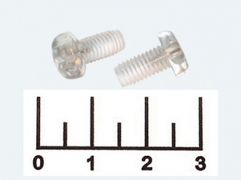 Винт пластик 5х12мм, PF5-12T