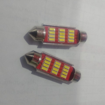 L384 лампа цоколь 41мм 2 контакт