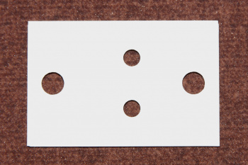 Керамическая прокладка AL2O3 TO-3 0,25мм