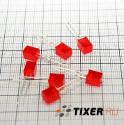 Светодиод 5×5мм квадратный красный Led cube