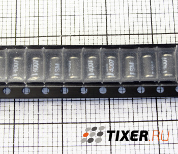 SM4007, диод выпрямительный (1A, 1000V, SM-1)