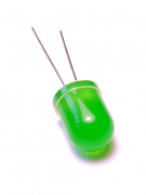 Светодиод 10мм зеленый Светодиод 10мм зеленый