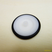 Шкив-колесо с резинкой 30мм на ось 2.45мм