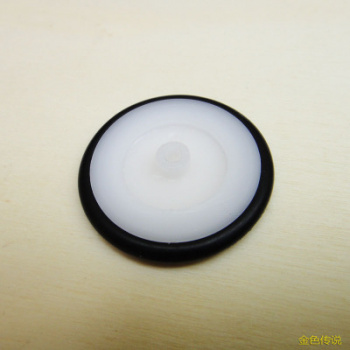 Шкив-колесо с резинкой 30мм на ось 2.45мм