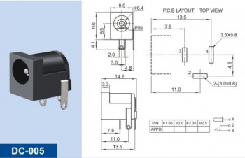 DC-005 2.0mm