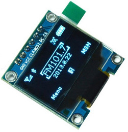 OLED дисплей 0,96" 128x64 SPI синий 