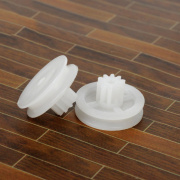 Шкив 15мм с шестеренкой 10 зубов на ось 2,05мм (5 штук)