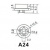 A24 синий