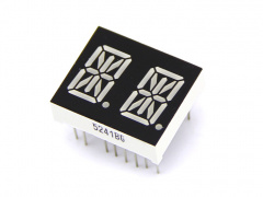 15и сегментный 2х разрядный LED индикатор