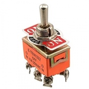 Переключатель E-TEN 1322 on-off-on 15A 250V