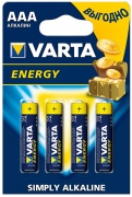 Батарейка VARTA ENERGY LR03 BL-4 (AAA) (4шт)