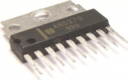 AN5270, Одноканальный усилитель НЧ с регулировкой громкости и тембра