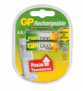 Ni-MH аккумулятор GP, AA, 1.2V, 1300mAh BL-2 (AA) (2шт)