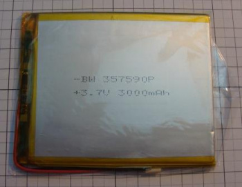Аккумулятор Li-po 3,5*75*90мм 3500mAh