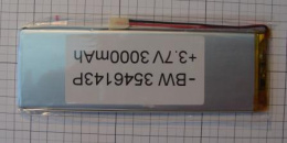 Аккумулятор Li-po 3,5*46*143мм 3000mAh