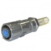 Разъем байонетный FQ14-4pin TK-8, Ø14 мм, 10 А