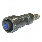 Разъем байонетный FQ14-6pin TK-8, Ø14 мм, 10 А