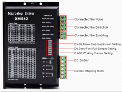 Контроллер шагового двигателя DM542