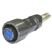 Разъем байонетный FQ14-2pin TK-8, Ø14 мм, 10 А