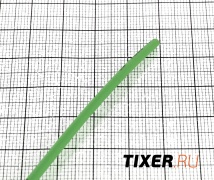 Термоусадка 2мм зеленая (1м)
