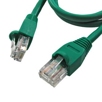Патчкорд RJ45 1m зеленый