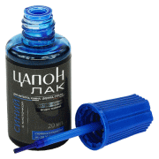 Цапонлак с кисточкой синий 25мл