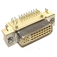 DVI 29 конт., розетка на плату