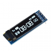 IIC OLED Дисплей SSD1306 Синий 128x32 0.91