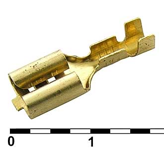 Клемма ножевая В-6.3мм