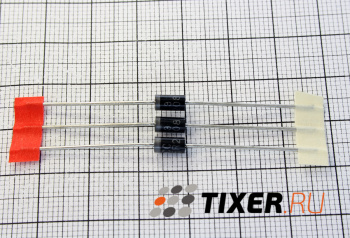 HER208, диод выпрямительный (2A, 1000V, DO-15)