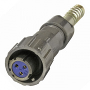 Разъем байонетный  FQ14-3pin TK-8, Ø14 мм, 10 А