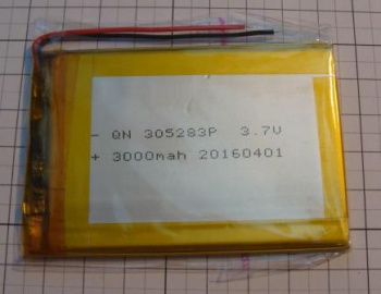 Аккумулятор Li-po 3*53*113мм 3000mAh