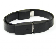 Кабель-браслет USB to Micro USB плоский