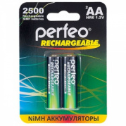 Ni-MH аккумулятор PERFEO, АА, 1.2V, 2500mAh BL-2 (2шт)