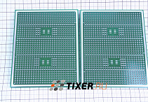Код 306 Макетная плата 75x98мм 4ноги x2стор шаг 1.27