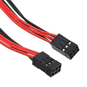 BLD 2x03 AWG26 0.3m двойной