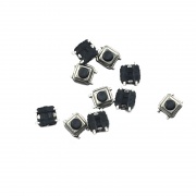 Тактовая кнопка TS-028 3x3x1.5mm черная SMD